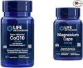 Life Extension Super Ubiquinol CoQ10 with Enhanced Mitochondrial Support ubiquinol CoQ10 &amp Magnesium Caps 500 mg Magnesium Oxide Citrate Succinate Heart Health