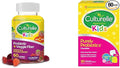 Culturelle Daily Probiotic for Kids + Veggie Fiber Gummies (Ages 3+) - 60 Count &amp Kids Chewable Daily Probiotic for Kids Ages 3+ 30 Count