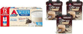 Atkins Creamy Vanilla Protein Shake 15g Protein Low Glycemic 2g Net Carb 1g Sugar Keto Friendly 12 Count &amp Mocha Latte Iced Coffee Protein Shake 15g Protein Low Glycemic 4g Net Carb 1g S