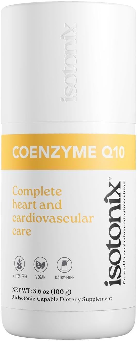 Isotonix CoQ10 Supplement – Advanced Coenzyme Q10 for Cellular Energy &amp Antioxidant Support – Ubiquinone CoQ10 30 Servings