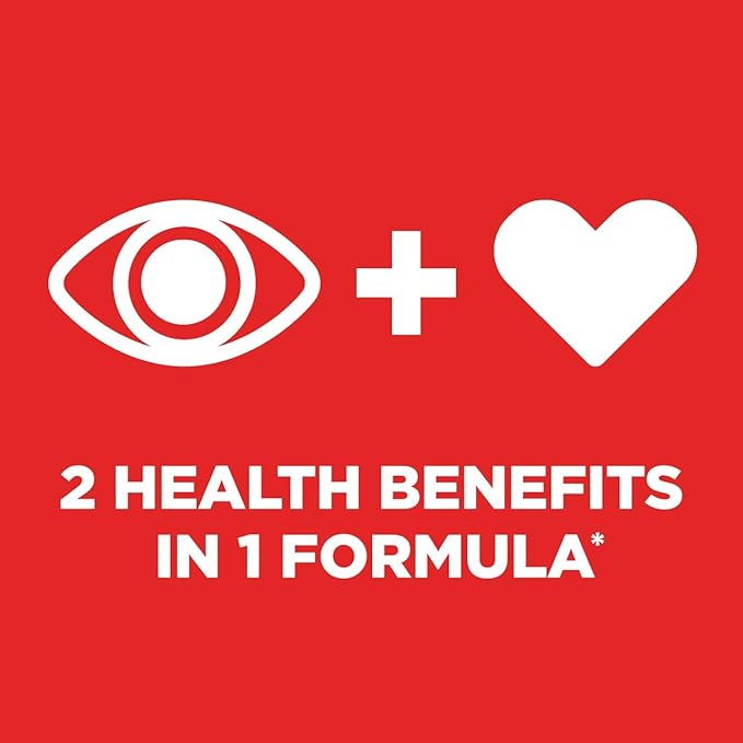 PreserVision AREDS 2 Eye Vitamins with CoQ10 for Heart Health #1 Eye Doctor Recommended Brand Lutein and Zeaxanthin Supplement with Vitamin C &amp E Zinc and Copper 100 Softgels