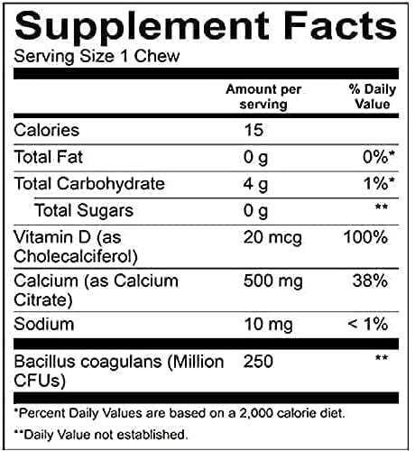 BariatricPal 30-Day Bariatric Vitamin Bundle (Multivitamin ONE 1 per Day! Capsule with 45mg Iron and Calcium Citrate Soft Chews 500mg with Probiotics - French Caramel Vanilla)