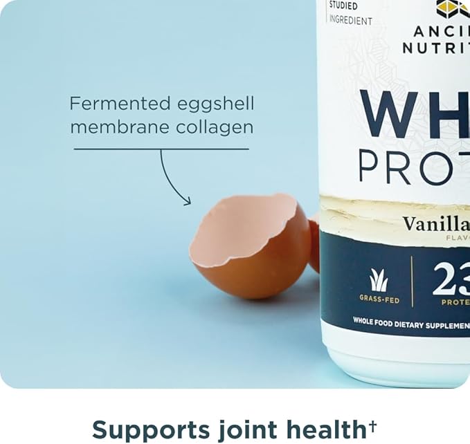 Ancient Nutrition Grass-Fed Whey Protein Powder Milk Chocolate 20 Servings + Grass-Fed Whey Protein Powder Vanilla Bean 20 Servings