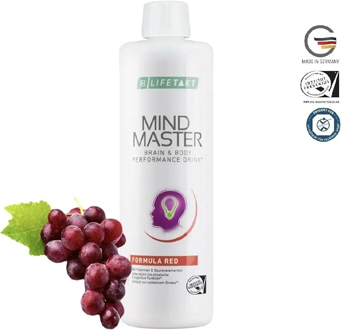 LR Health&ampBeauty Lifetakt Mind Master Formula Red Every Day Natural Treatment Women Men - 500 ml./16.9 fl.oz.