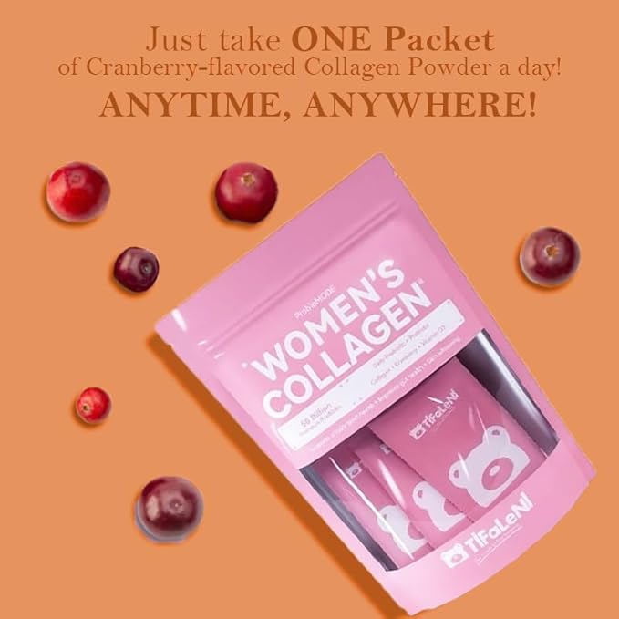 Naturally-Sourced Hydrolyzed Bovine Collagen Powder with 50B CFU Probiotics Prebiotics &amp Vitamin D3 – Hair Skin Nail &amp Joint Support Gut-Friendly Collagen Supplement for Women