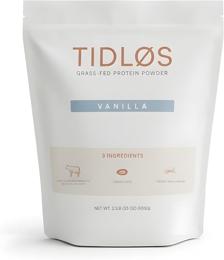 TIDLOS Grass-Fed Protein Powder (Vanilla)