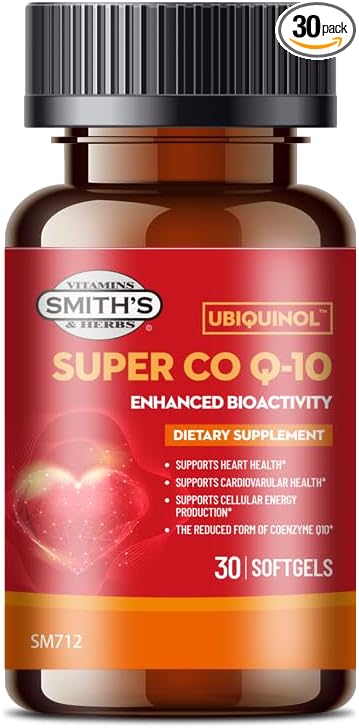 SMITH'S VITAMINS &amp HERBS Patent Reduced coenzyme Q10 30 Capsules for Pregnant Heart Function Preparation