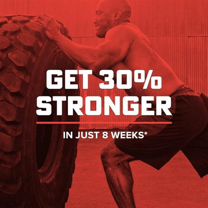GNC AMP Wheybolic Whey Protein Powder Isolate with BCAA | Targeted Muscle Building and Workout Support Formula | Gluten Free | Strawberries and Cream | 25 Servings