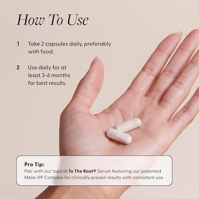 Arey Not Today Grey Daily Hair Supplement for Women &amp Men | Slows Grey Hair Growth in 3–6 Months | Support for Thicker Healthier Hair | Biotin B + D Vitamins | Vegan &amp Gluten-Free (3 Months