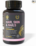 Halal Hair Skin &amp Nails Gummies with Collagen &amp Biotin – Beauty Support for Women | 60 Gummies – Halal Certified Non-GMO Made in USA