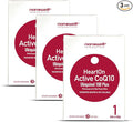 NANOWELL HeartOn Active CoQ10 Kaneka Ubiquinol 100 Plus Heart Health Supplemen - 30 Softgels X 3 Boxes for 3 Months (90 Count)