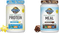 Garden of Life Organic Vegan Vanilla Protein Powder 22g &amp Digestive Enzymes for Easy Digestion – Non-GMO &amp Raw Organic Meal Replacement Shakes - Chocolate Plant Based Vegan Protein Powder