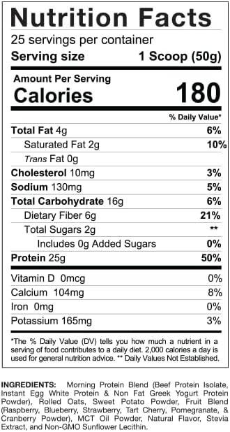 Gaspari Nutrition Quick Meal Total Meal Replacement Protein Shake Complete Protein from Beef Protein Isolate Egg White Protein and Greek Yogurt Protein (2.75 lbs Blueberry Muffin)