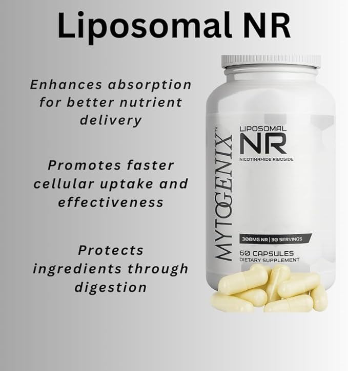 NR Capsules - Nicotinamide Riboside – 300mg High Purity Formula – Cellular Energy &amp Healthy Aging Support – 60 Veggie Capsules