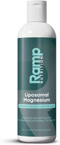 Liposomal Magnesium Bisglycinate &amp Gluconate – Liquid Magnesium for Sleep Relaxation Restless Legs &amp Muscle Recovery – 200mg High Absorption – Vegan Non-GMO – 6 fl oz