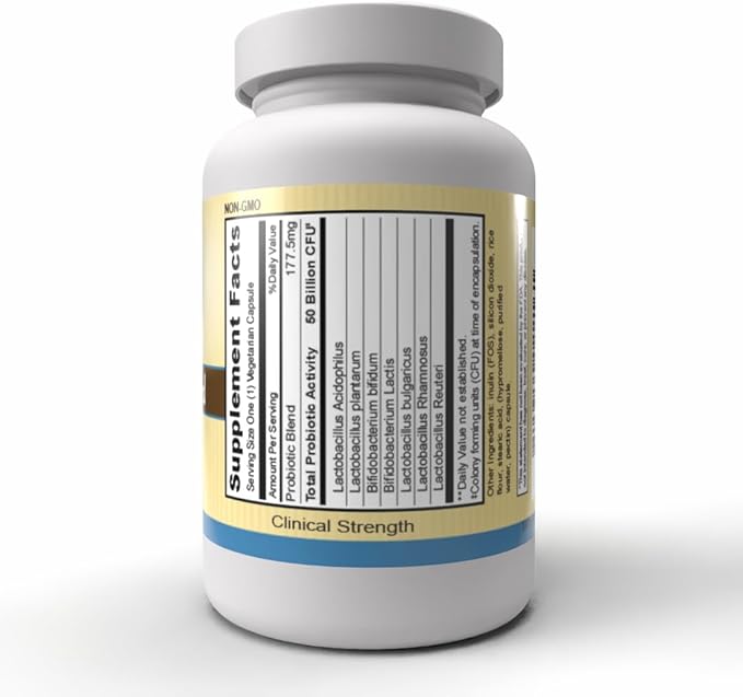 Priority One Vitamins - Probiotic Blend 50 Billion CFU Probiotic Flora
