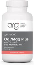 Metabolic Maintenance - Cal/Mag Plus w/Vitamin D &amp K2 180 caps