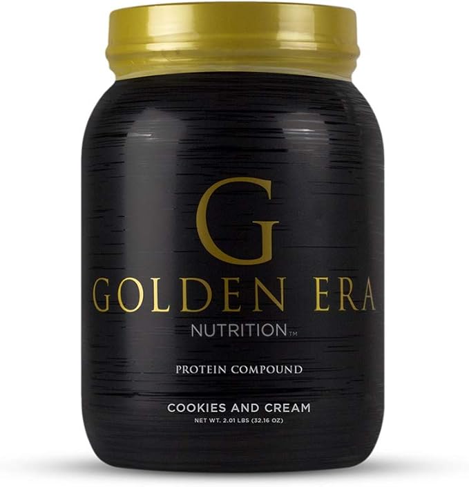 Whey Protein Compound Powder Cookies and Cream Flavor Gluten-Free 2 Pounds