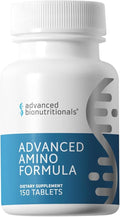 Advanced Bionutritionals – Advanced Amino Formula Tablets Amino Acid Supplement Build Muscle Post Workout Recovery Energy Stamina Non-GMO Gluten Free Dairy Free Vegan (150 Tablets)