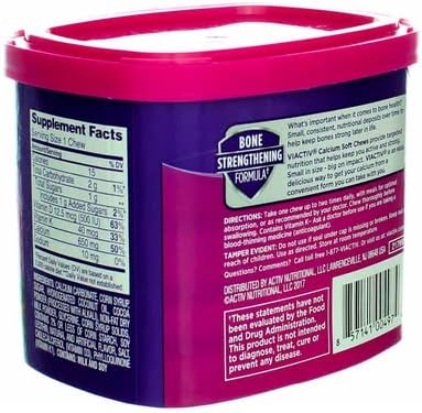 Viactiv Calcium Choc Chew Size 60ct Viactiv Calcium Chocolate Chew 60ct