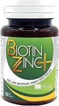 Biotin Zinc Plus Hair and Nail Care Reduce Hair Loss 90 Tablets