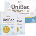 Sweet Cures Advanced Probiotics for Targeted Support - Unified Bacteria: UniBac Live Bacteria Blend - 17 Advanced Strains - 6 Billion per dose - SC Nutra