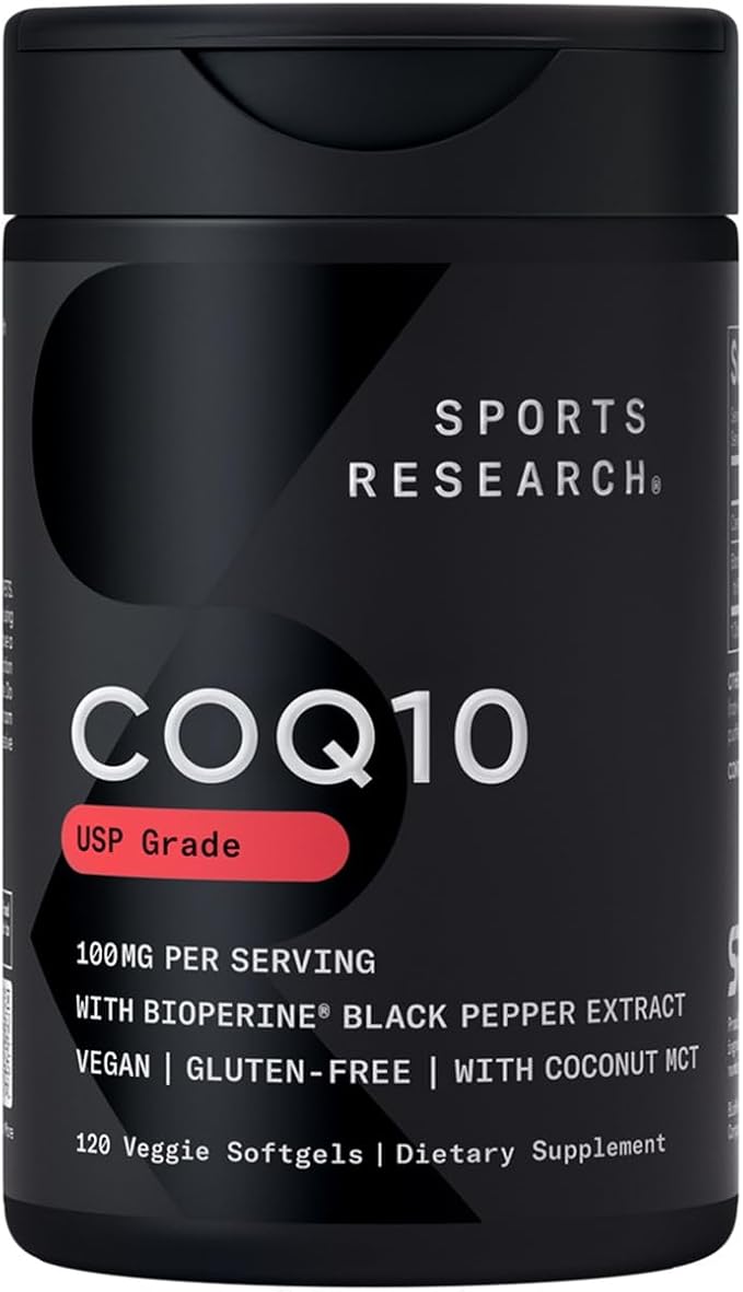 Sports Research® Vegan Supplements Pack - Vegan Omega-3 Fish Oil Alternative from Algae Oil + Vitamin D3 + K2 + CoQ10