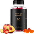 Black Girl Vitamins - Vitamin D3 Gummies for Immune Energy and Bone Support 2000IU (50mcg) Vitamin D per Serving Gluten-Free Vitamin D Gummies