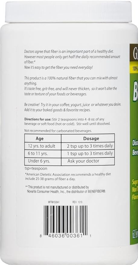 GoodSense Best Fiber (Flavor Free 62 Servings 8.6oz) + (Natural Psyllium Fiber Orange Flavor 72 Servings 15oz) Powder Sugar Free (1ea) (Variety Pack)
