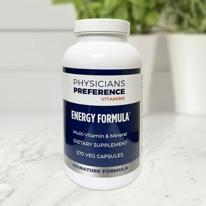 Energy Formula Multivitamin 270 Capsules - Daily Multivitamin with 22 Essential Vitamins &amp Minerals - 3 Months Supply