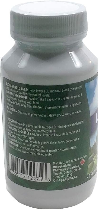 Omega Alpha Less Terol 60 Capsules