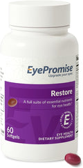 EyePromise Restore Eye Health Supplements - 60 Softgels 30-Day Supply - Omega 3 Supplement with Lutein and Zeaxanthin Fish Oil EPA DHA &amp Eye Vitamins and Nutrients