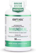 ADAPTOHEAL - Immuneheal – Adaptogen Immune System Booster Supplement with Schisandra Chinensis Ginseng and Mushroom Extract (90 Capsules)