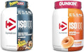 Dymatize ISO100 Hydrolyzed Protein Powder 100% Whey Isolate 25g of Protein 5.5g BCAAs &amp ISO100 Hydrolyzed Protein Powder 100% Whey Isolate Dunkin' Glazed Donut Flavor