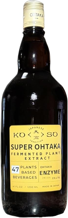 Super Ohtaka (41 oz.) Japanese Prebiotic with 47 Kind of Fermented Plants Extract. Digestive Health-Immune Support.