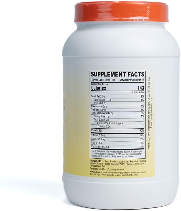 Vegan Protein Powder - Peanut Butter Banana Flavor