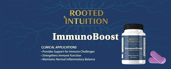 ImmunoBoost - Fast-Acting Immune Support Upper Respiratory Comfort Inflammatory Balance - 60 Vegetarian Capsules