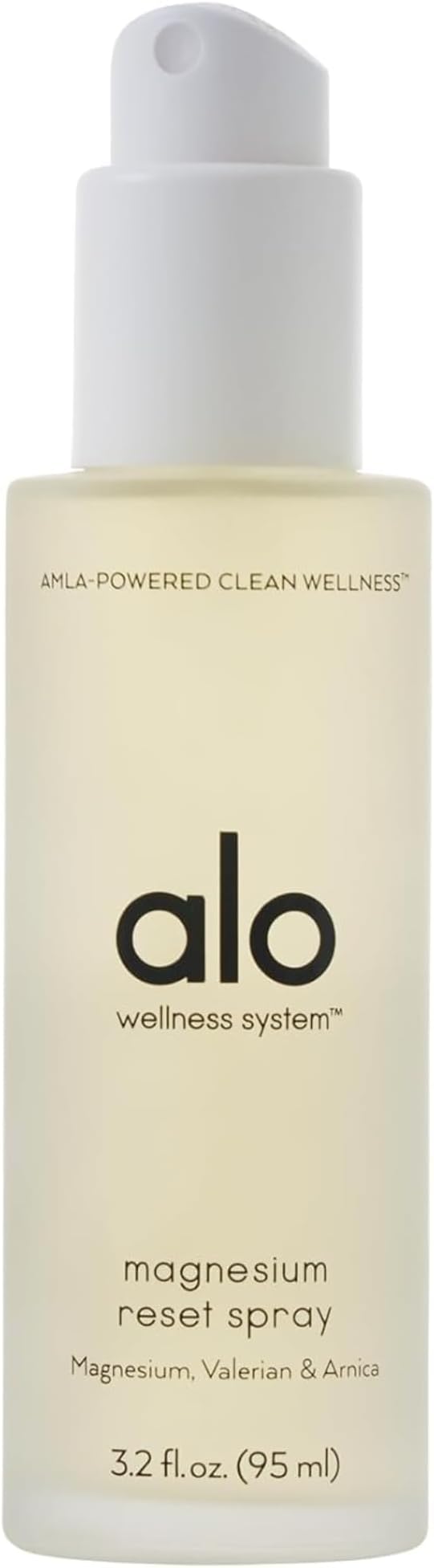 ALO Magnesium Oil Spray | for Sleep Stress &amp Anxiety Relief | Fast-Absorbing Magnesium with Valerian Root Arnica &amp Essential Oils | Non-Sticky Body &amp Pillow Mist | 3.2 oz