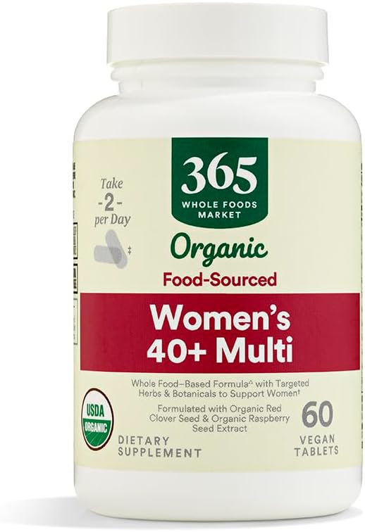 365 by Whole Foods Market Vitamin Multi Womens 40 Plus Food Cultured 60 Count