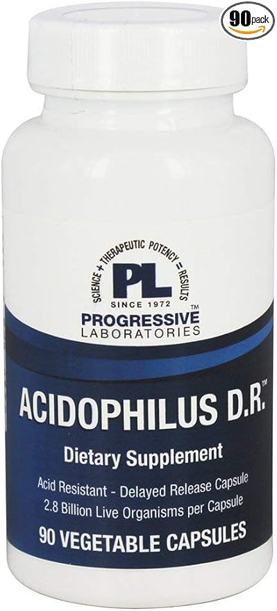 Progressive Labs - ACIDOPHILUS D.R. 90 VCAPS by Progressive Labs