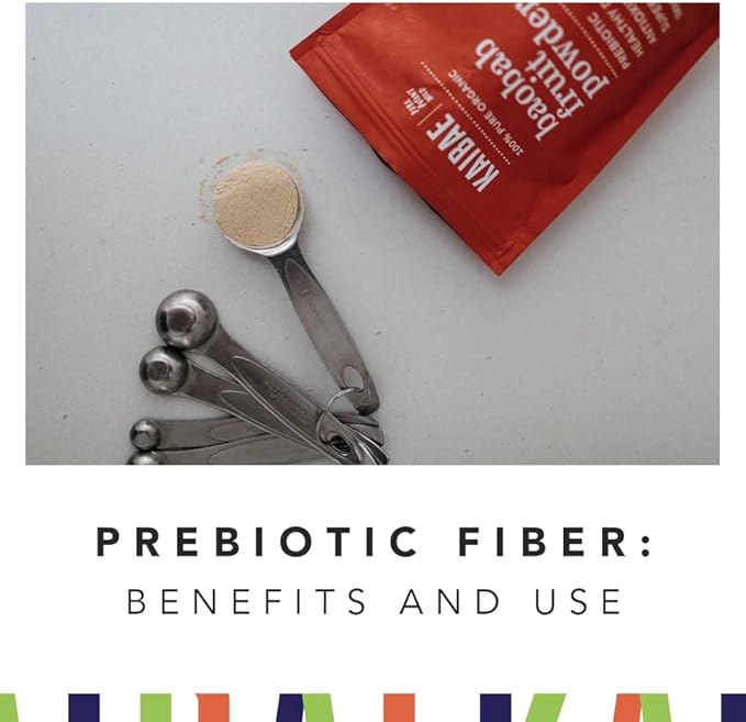 Premium Organic Baobab Powder | Prebiotic Fiber Superfood for Gut &amp Metabolic Health | Vitamin C + Polyphenols | Gluten-Free Non-GMO Vegan | 16 oz.