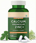 Calcium 1200mg with Magnesium Vitamin D K2 B12 – Bone Strength Immunity &amp Energy Support for Men &amp Women – 120 Veg Tablets