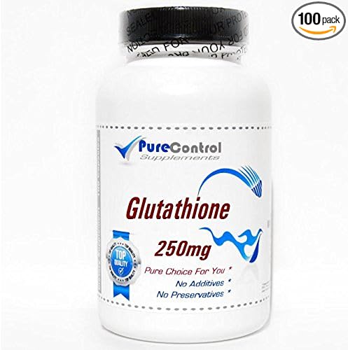 Glutathione 250mg // 100 Capsules // Pure // by PureControl Supplements