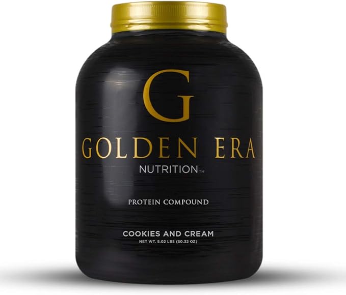 Whey Protein Compound Powder Cookies and Cream Flavor Gluten-Free 5 Pounds