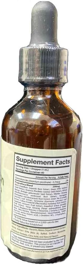 Drops - Official Herbal Wellness Drops with Natural Benefits to Support Metabolism Wellness &amp Energy - 60ml - Pack of 1