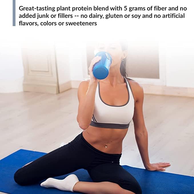BioTrust Low Carb Plant Delicious Creamy 20 Grams of Clean Complete Plant-Based Protein 5 Grams Fiber 15 Superfoods Digestive Enzymes Vegan Dairy-Free - 14 Servings (Chocolate)