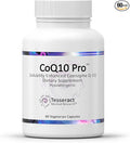 CoQ10 Pro Coenzyme Q10 for Heart Health Muscle Health and Cellular Energy Production Antioxidant Supplement for Optimal Cardiovascular Health Support Hypoallergenic CoQ10 300mg 60 Capsules