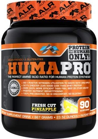 Humapro by ALR Industries Premium Protien Powder Fresh Cut Pineapple 667 Grams
