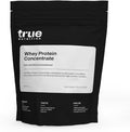 True Nutrition Whey Protein Concentrate Powder - 24g Complete Whey Protein per Serving - High Leucine Full Amino Acid Profile - Unflavored &amp Unsweetened - Gluten Free Soy Free Vegetarian - 2lb