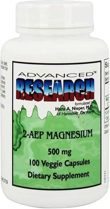 Advanced Research - 2-AEP Magnesium 500 mg. - 100 Vegetable Capsule(s)